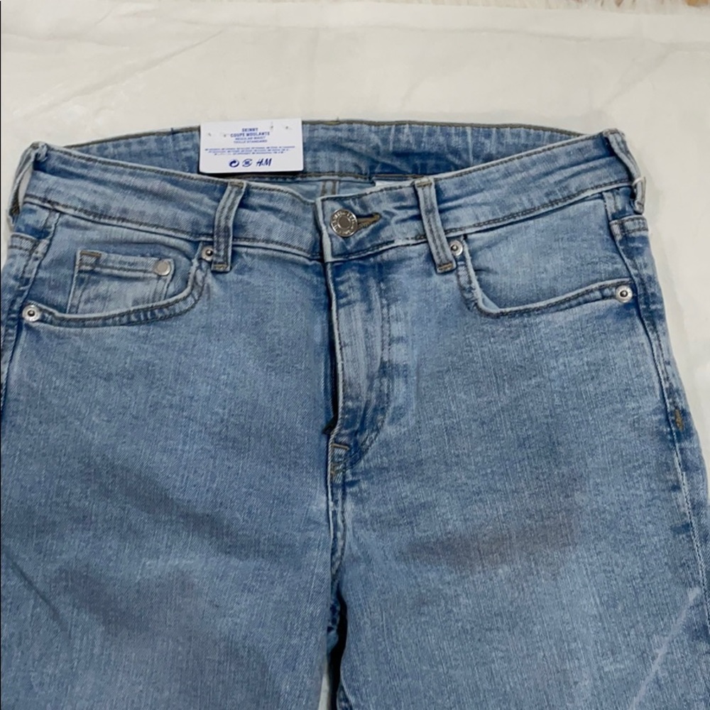 Straight leg skinny jeans